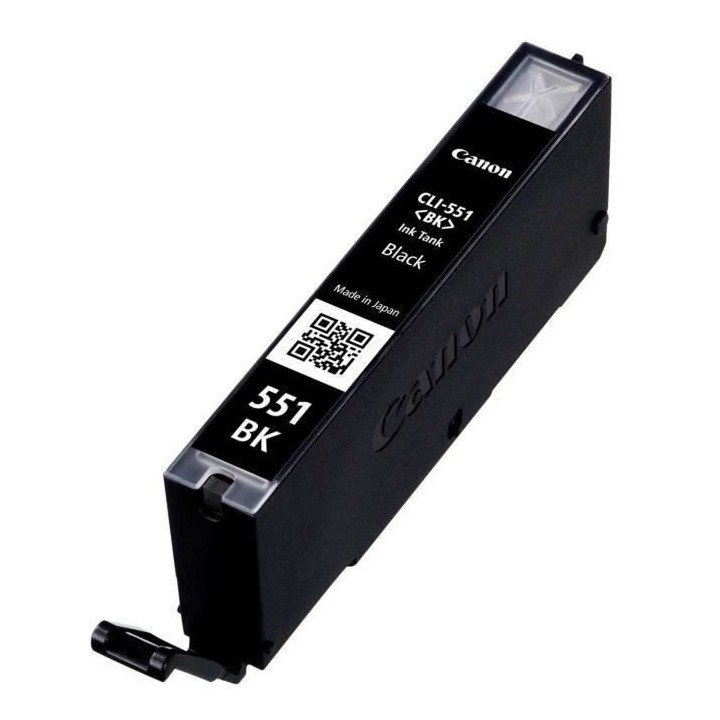 CANON Cartouche d'encre CLI-551BK - Noir - Capacité standard 1 800 pa