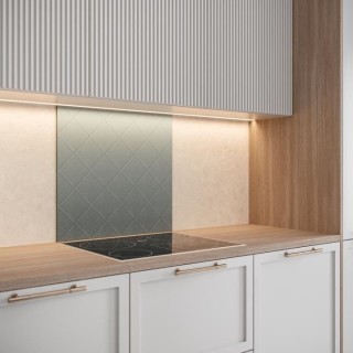 Saint-Gobain Fond de hotte en verre TAPISSSIER obtenu par Impression d