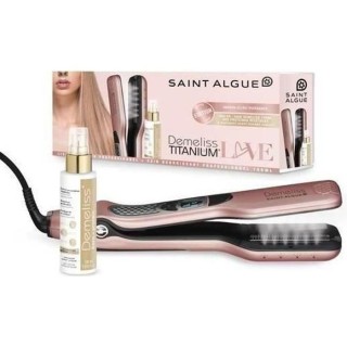 SAINT ALGUE Coffret Lisseur vapeur Demeliss TITANIUM Love Edition Coul