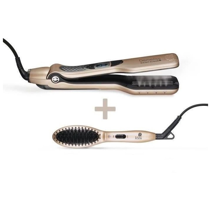 SAINT ALGUE Coffret lisseur vapeur Demeliss Sublime + Mini brosse Pro