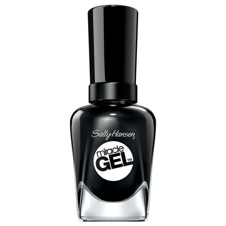 SALLY HANSEN Vernis Couleur Miracle Gel - 460 Blacky O - 14,7 ml