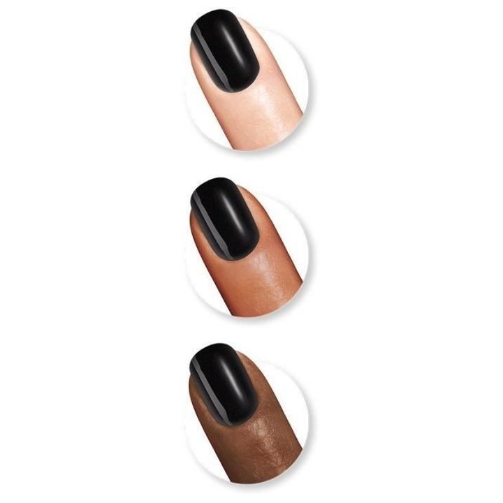 SALLY HANSEN Vernis Couleur Miracle Gel - 460 Blacky O - 14,7 ml