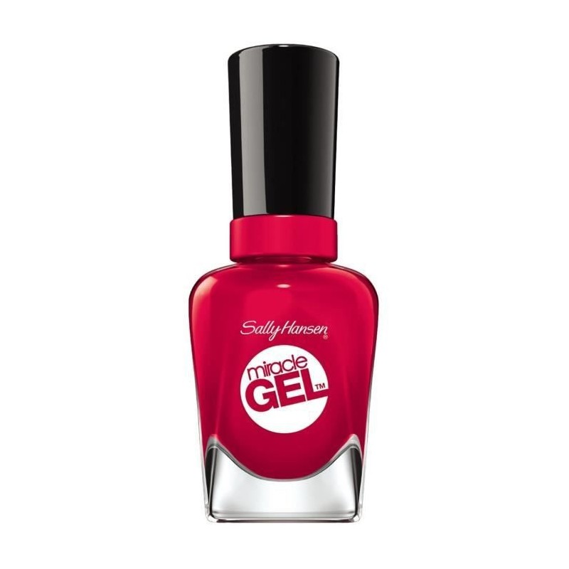 SALLY HANSEN Vernis Couleur Miracle Gel - 680 Rhapsody Red - 14,7 ml