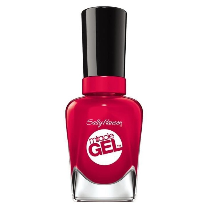 SALLY HANSEN Vernis Couleur Miracle Gel - 680 Rhapsody Red - 14,7 ml