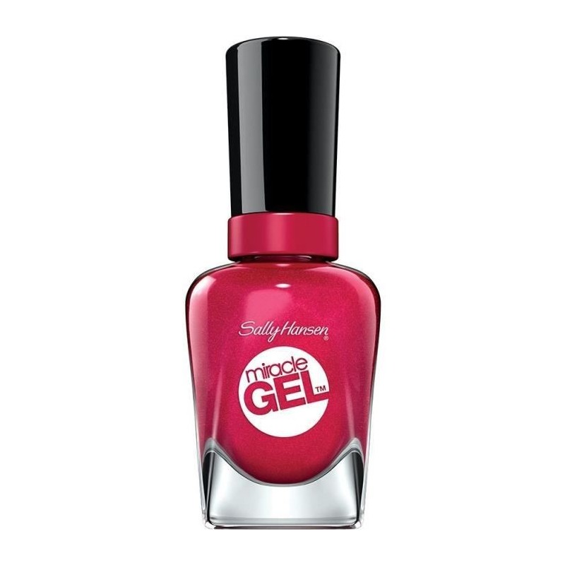 SALLY HANSEN Vernis Couleur Miracle Gel - 555 Bordeaux Glow - 14,7 ml