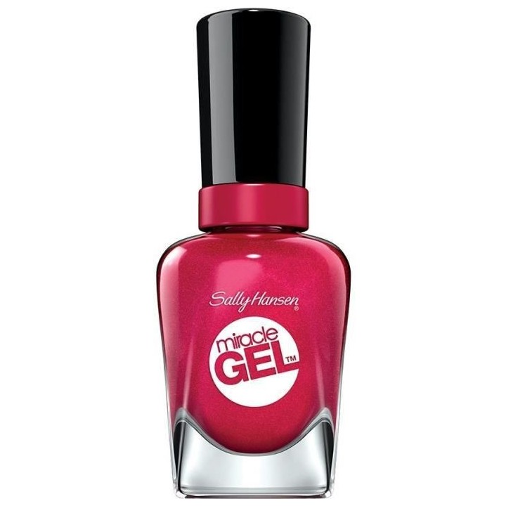 SALLY HANSEN Vernis Couleur Miracle Gel - 555 Bordeaux Glow - 14,7 ml