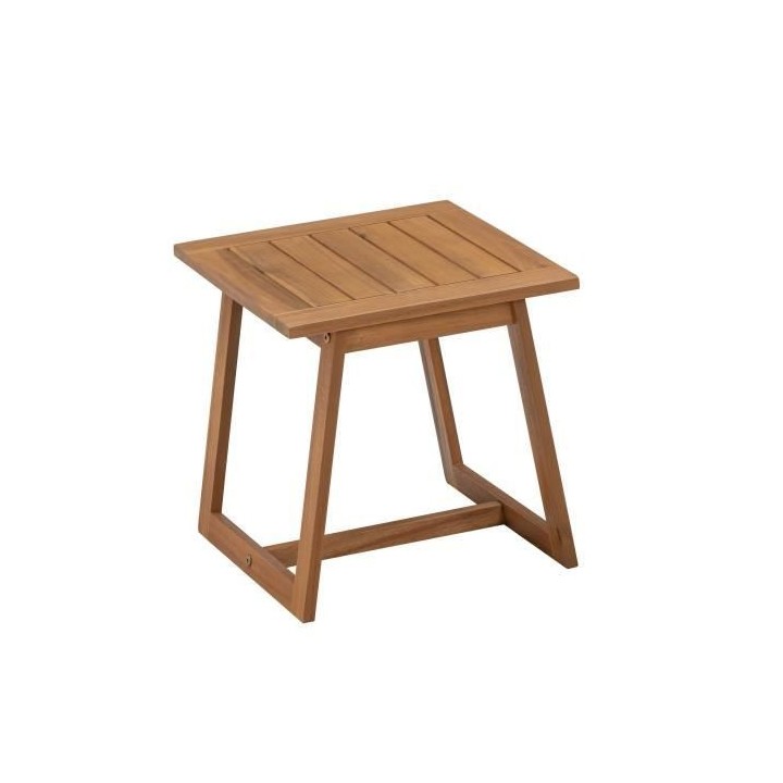 Salon de jardin en bois d'Acacia FSC avec coussins - 2 personnes - Cal