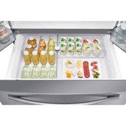 SAMSUNG RF24R7201SR - Réfrigérateur Multiporte - 510 L (348L + 123L + 39L) - Froid ventilé plus - L90,8cm x H177,7 cm - Inox