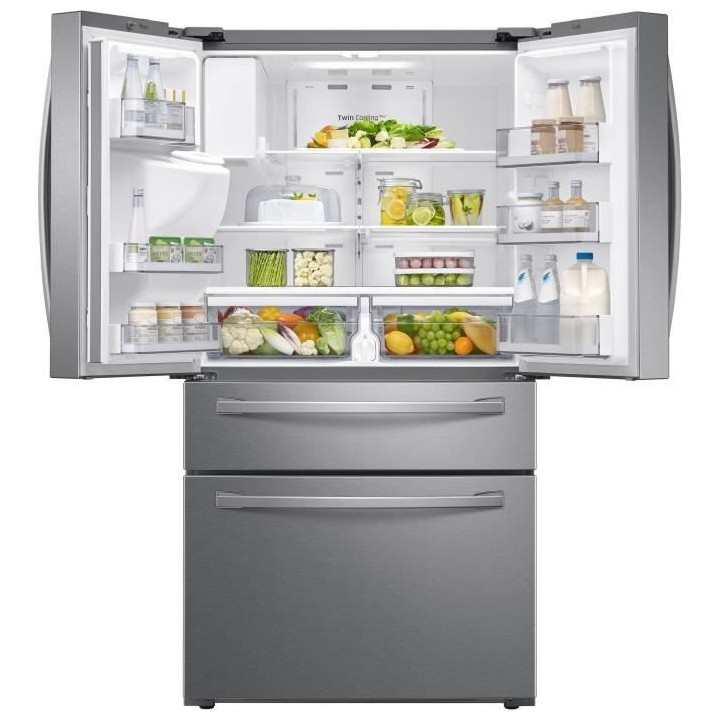 SAMSUNG RF24R7201SR - Réfrigérateur Multiporte - 510 L (348L + 123L