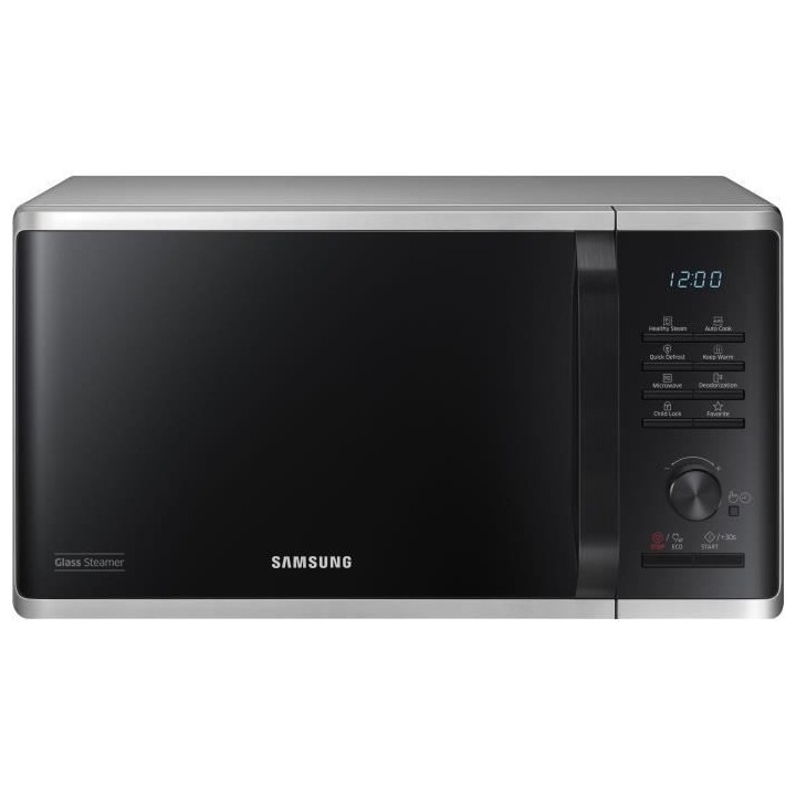 Micro-ondes solo - SAMSUNG - MS23K3555ES - Acier inoxydable - 23L - Co