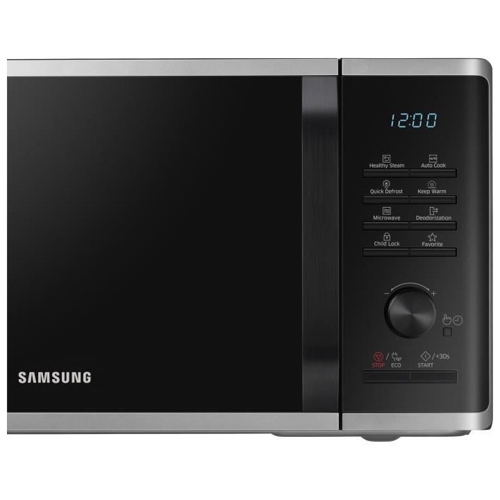 Micro-ondes solo - SAMSUNG - MS23K3555ES - Acier inoxydable - 23L - Co