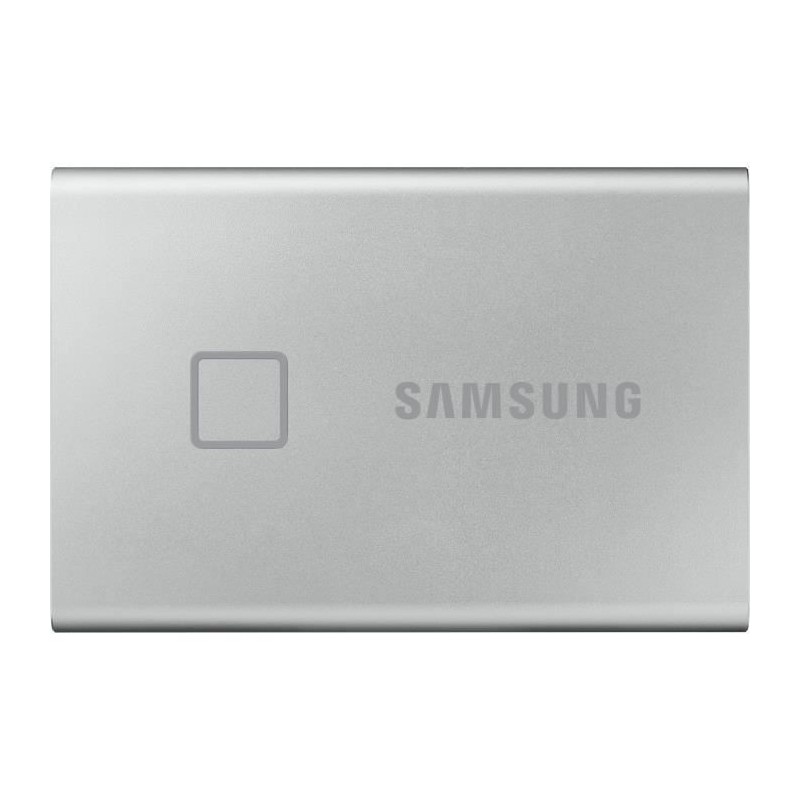 SAMSUNG SSD externe T7 Touch USB type C coloris argent 500 Go
