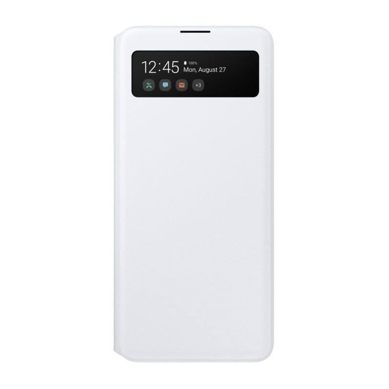 Etui S View Wallet Samsung A51 Blanc