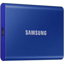 SAMSUNG - SSD externe - T7 Bleu - 2To - USB Type C (MU-PC2T0H/WW)