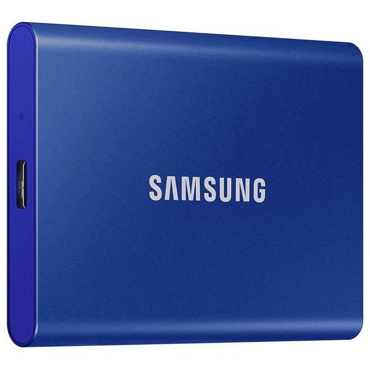SAMSUNG - SSD externe - T7 Bleu - 2To - USB Type C (MU-PC2T0H/WW)