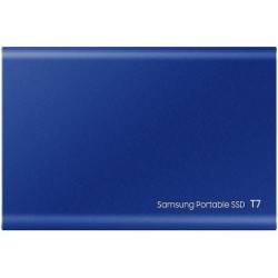 SAMSUNG - SSD externe - T7 Bleu - 2To - USB Type C (MU-PC2T0H/WW)