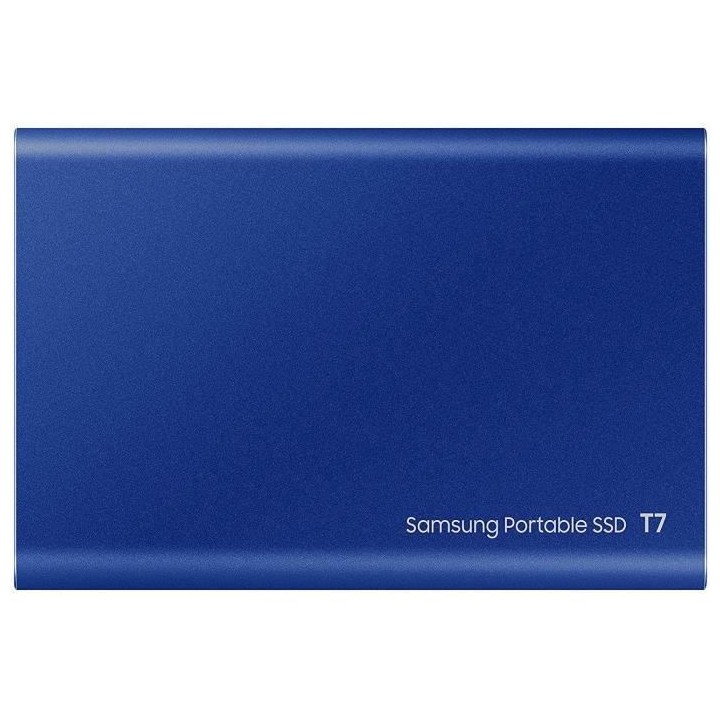 SAMSUNG - SSD externe - T7 Bleu - 2To - USB Type C (MU-PC2T0H/WW)