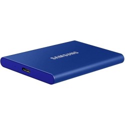 SAMSUNG - SSD externe - T7 Bleu - 2To - USB Type C (MU-PC2T0H/WW)