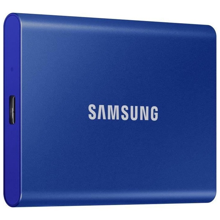 SAMSUNG - SSD externe - T7 Bleu - 1To - USB Type C (MU-PC1T0H/WW)