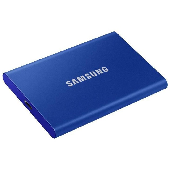 SAMSUNG - SSD externe - T7 Bleu - 1To - USB Type C (MU-PC1T0H/WW)