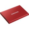 SAMSUNG - SSD externe - T7 Rouge - 2To - USB Type C (MU-PC2T0R/WW)