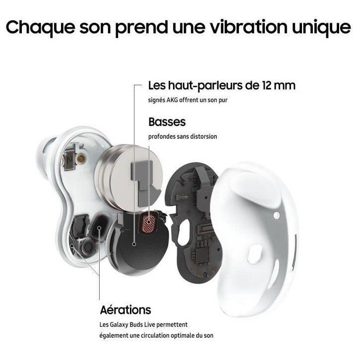 SAMSUNG Galaxy Buds Live Blanc