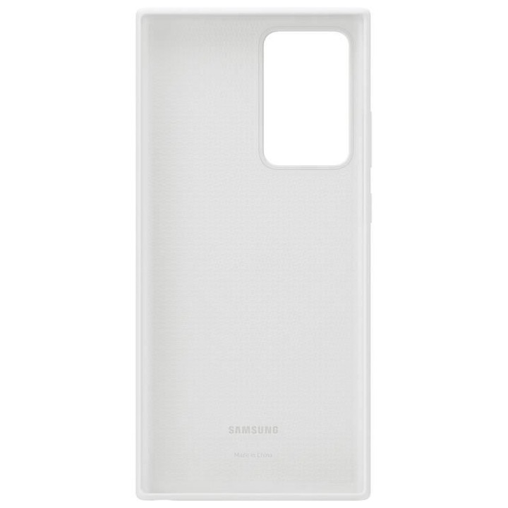 Coque en silicone blanc Note20 Ultra