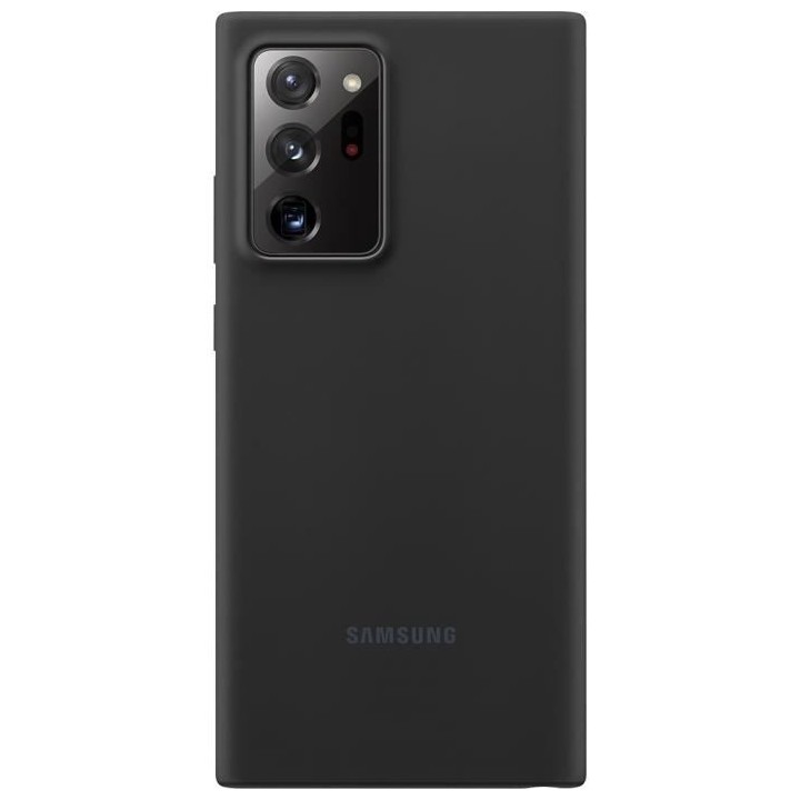 Coque en silicone noir Note20 Ultra
