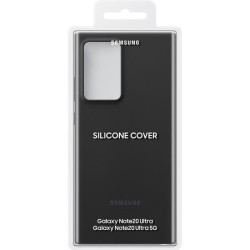 Coque en silicone noir Note20 Ultra