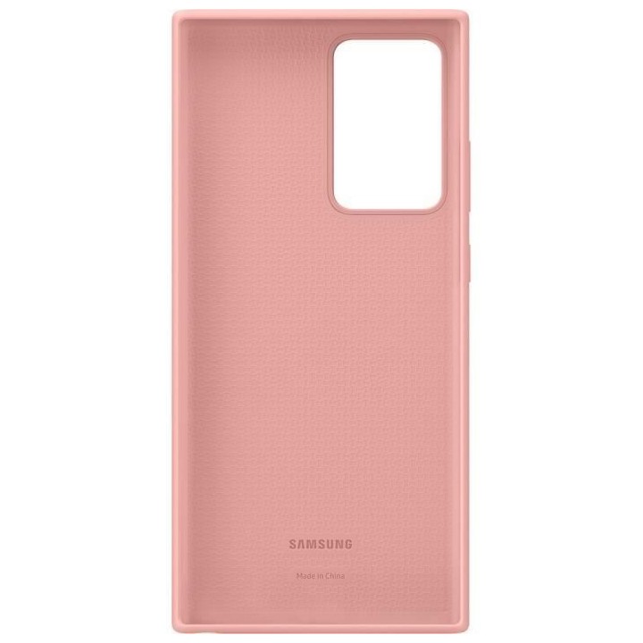 Coque en silicone bronze Note20 Ultra