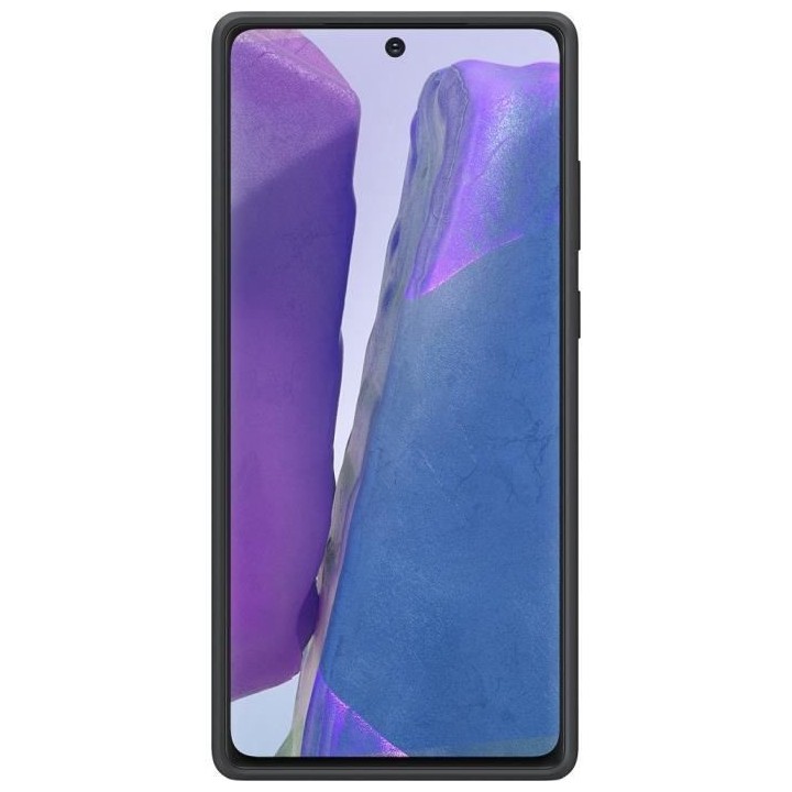 Coque en silicone noir Note20