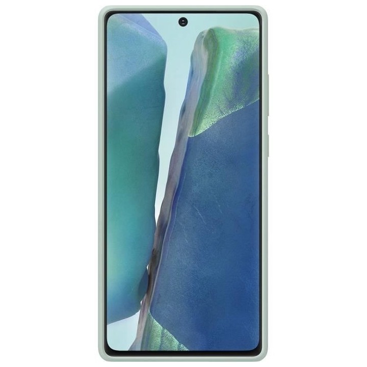 Coque en silicone vert Note20