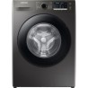 Lave-linge hublot SAMSUNG Ecobubble WW70TA046AX - 7 kg - Induction - 1400 trs/min - Inox/silver