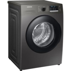 Lave-linge hublot SAMSUNG Ecobubble WW70TA046AX - 7 kg - Induction - 1400 trs/min - Inox/silver