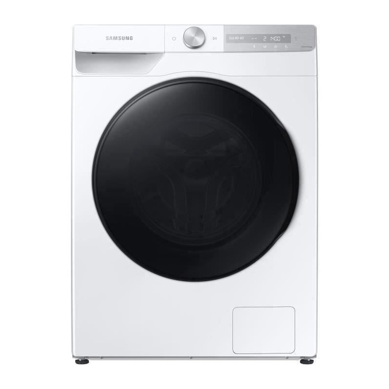 Lave-linge hublot SAMSUNG QuickDrive WW80T734DBH - 8 kg - Induction - 1400 trs/min - Blanc