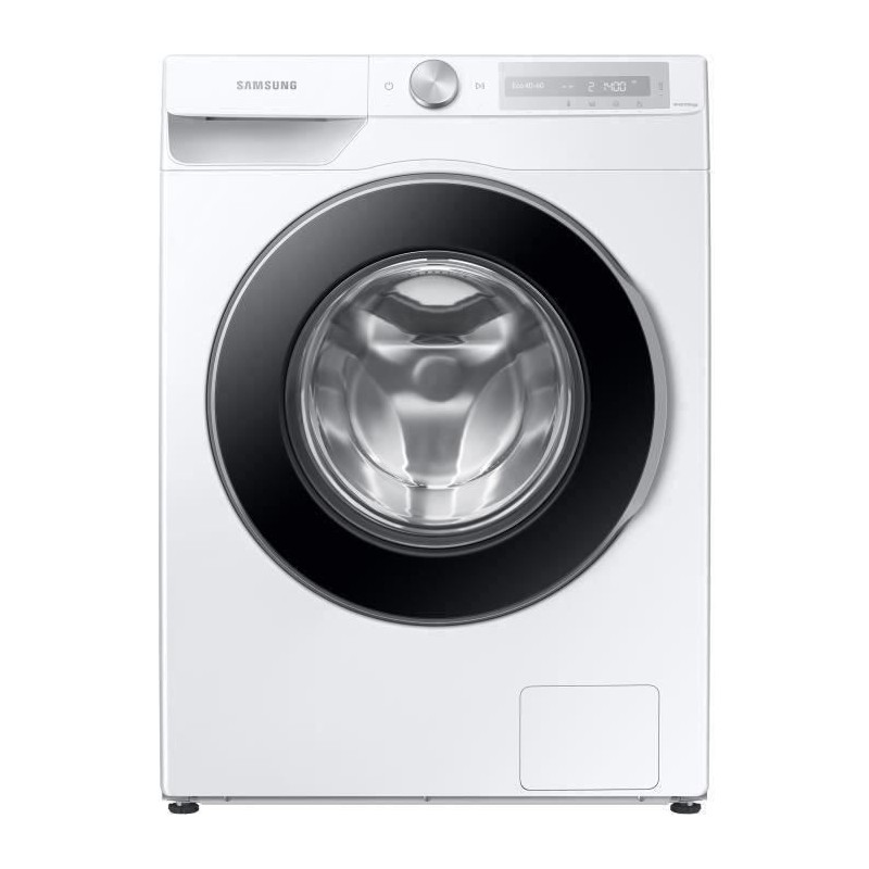 Lave-linge hublot SAMSUNG WW10T634DLH/S3 - 10,5 kg - Induction - 1400 trs/min - Blanc