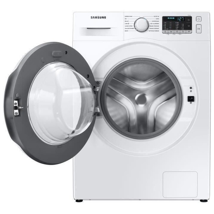 Lave-linge hublot SAMSUNG Ecobubble WW70TA046TT - 7 kg - Induction - 1