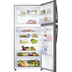 Samsung RT50K6510SL - Réfrigérateur double portes - 499L (374+125) - Froid ventilé intégral - 79x178.5cm - Silver