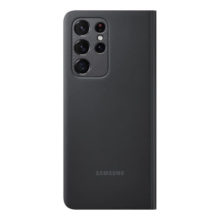 Smart Clear View Cover S21 Ultra Noir