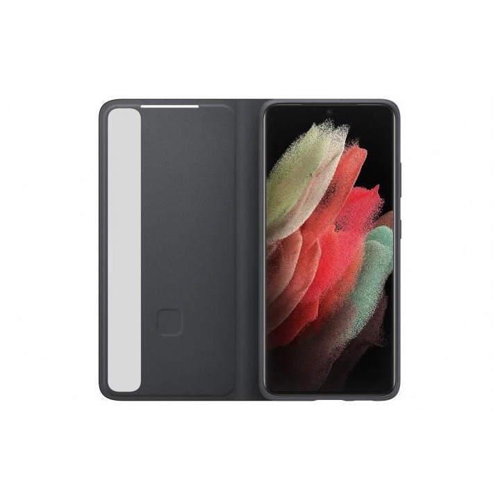 Smart Clear View Cover S21 Ultra Noir