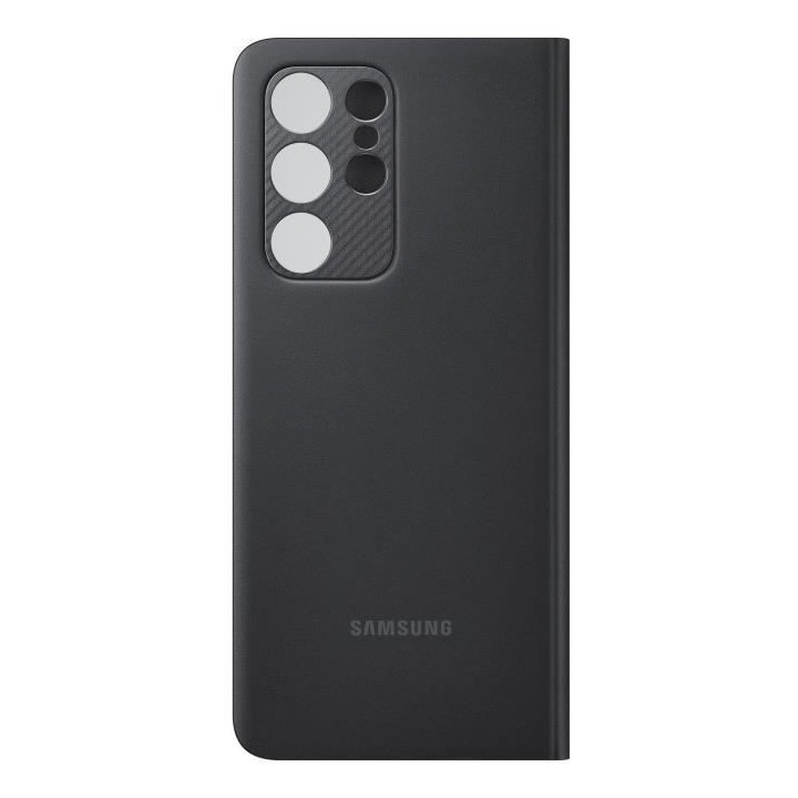 Smart Clear View Cover S21 Ultra Noir