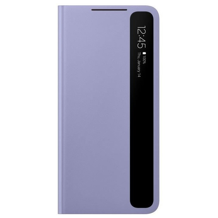 Smart Clear View Cover S21 Plus Violet
