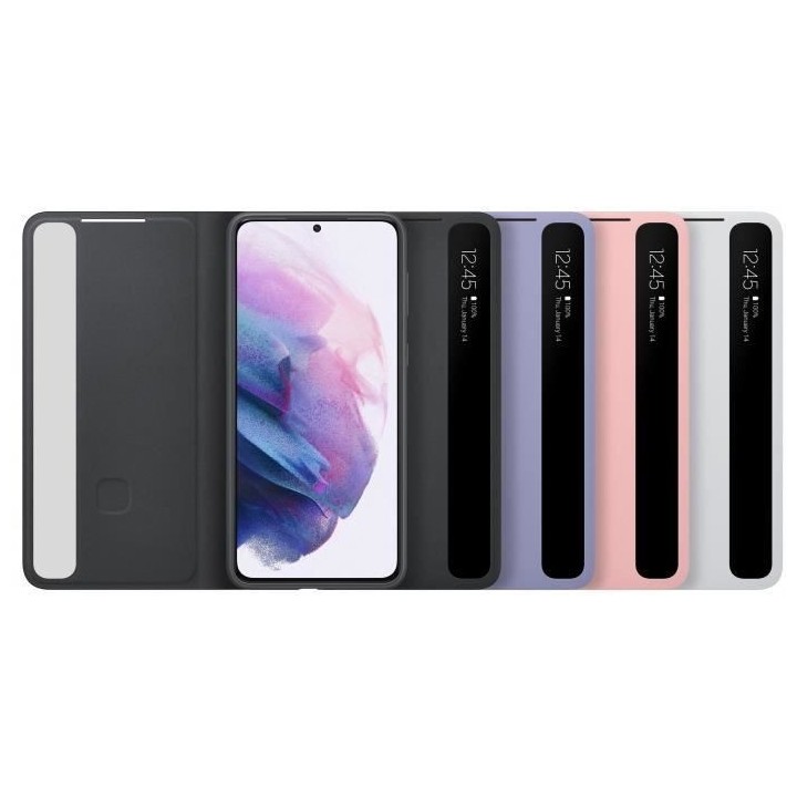 Smart Clear View Cover S21 Plus Violet