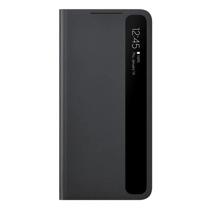 Smart Clear View Cover S21 Plus Noir
