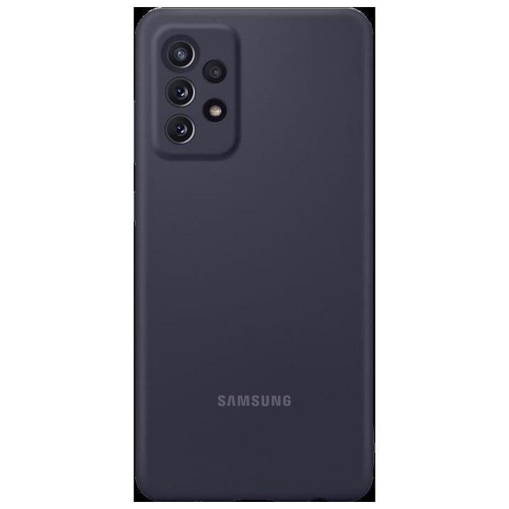 Coque Silicone Galaxy A72 Noir