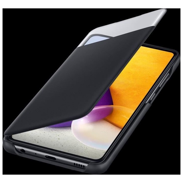 Etui Smart View Samsung Galaxy A72 Noir