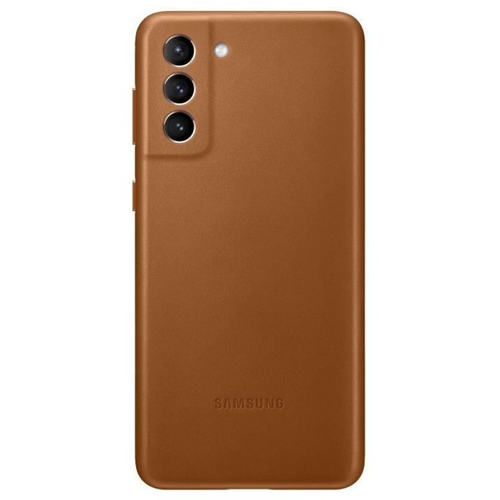 Coque en cuir S21 Plus Brun