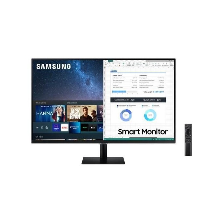Ecran PC - SAMSUNG Smart Monitor M5 - LS32AM500NRXEN - 32 FHD - Dalle