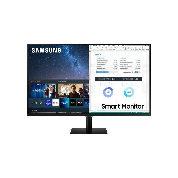 Ecran PC - SAMSUNG Smart Monitor M5 - LS32AM500NRXEN - 32 FHD - Dalle
