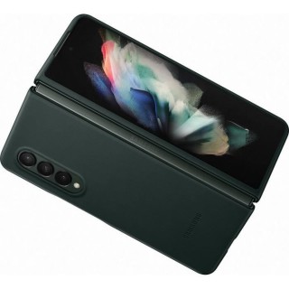 SAMSUNG Z Fold3 Coque en cuir Vert
